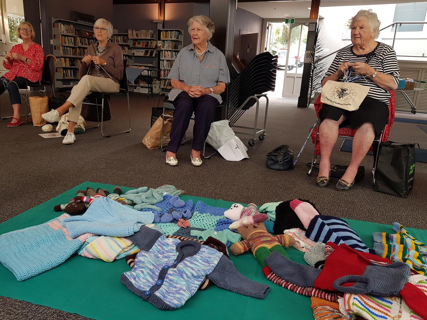Our Pins & Needles group meet on Monday. What a fantastic job they do working together to make items for others 🧶🧡

#PinsAndNeedles #Knitting #Thankful #Community #StAidans #Remuera